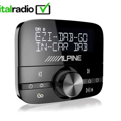 Alpine EZi-DAB-GO, DAB+ Interface für Digital Radio mit Bluetooth-Audio-Streaming