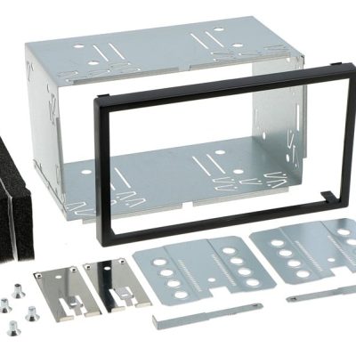Metall Installations Kit für Doppel ISO Blenden mit 113 mm Höhe