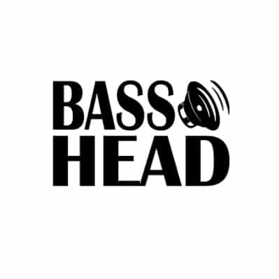Bass Head Aufkleber 20cm