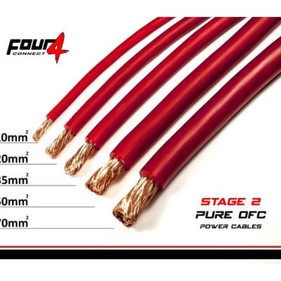 FOUR Connect 4-PC20P Power Cable 20mm2 Red 50m