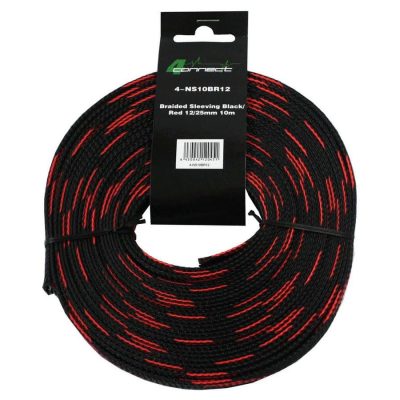 FOUR Connect 4-NS10BR12 Red/Black 12/25mm 10m