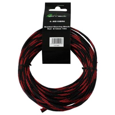 FOUR Connect 4-NS10BR6 Red/Black 6/12mm 10m