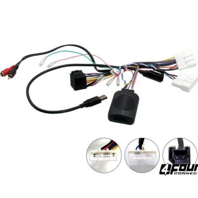 FOUR Connect Nissan Steering Wheel Controller Adapter for Nissan Qashqai