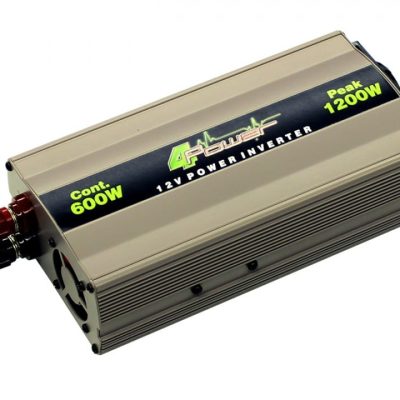 FOUR Power Inverter 600Wrms/1200Wmax 24 Volt Converter
