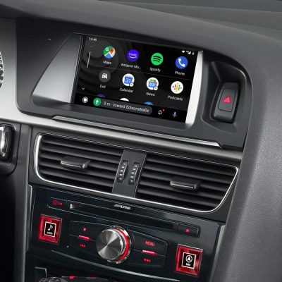 Audi-A4-Navigation-System-X703D-A4-with-Android-Auto-Menu