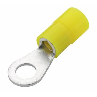 NEKO Ringkabelschuhe isoliert, 4-6mm², gelb, M6 (100er Pack)
