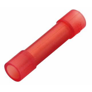 NEKO Stoßverbinder isoliert, 0,5-1mm², rot (100er Pack)